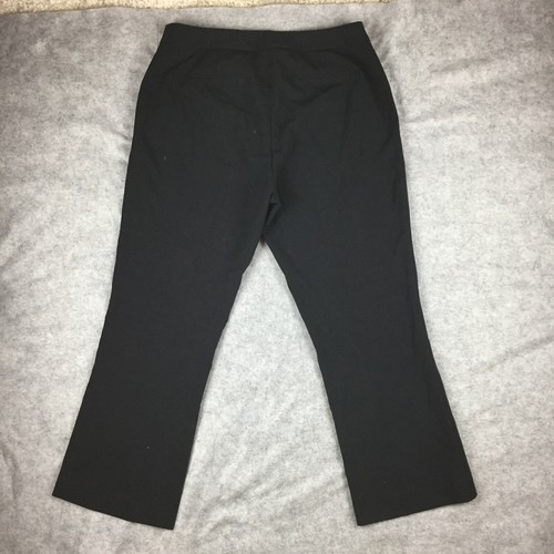T Tahari Cropped Straight Leg Trousers, Women's 6 (Black) - Picture 9 of 11