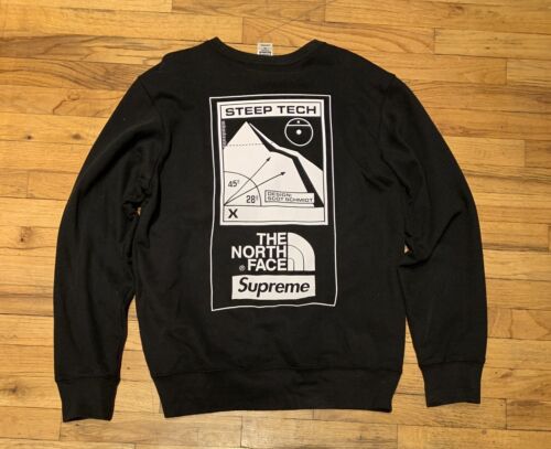 Supreme The North Face Steep Tech Crewneck Black Medium Steeptech