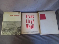 RARE 1928 Frank Lloyd Wright Collection &  Testament & Drawings 3 Books ch1120