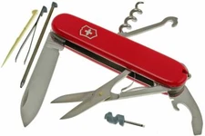 New Victorinox Swiss Army 91mm Knife  COMPACT  in Red   1.3405-X1  54941