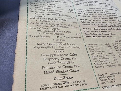 Vintage AMBASSADOR HOTEL Cocoanut Coconut Grove LOS ANGELES CA menu JULY 18 1946 - Imagen 13 de 24