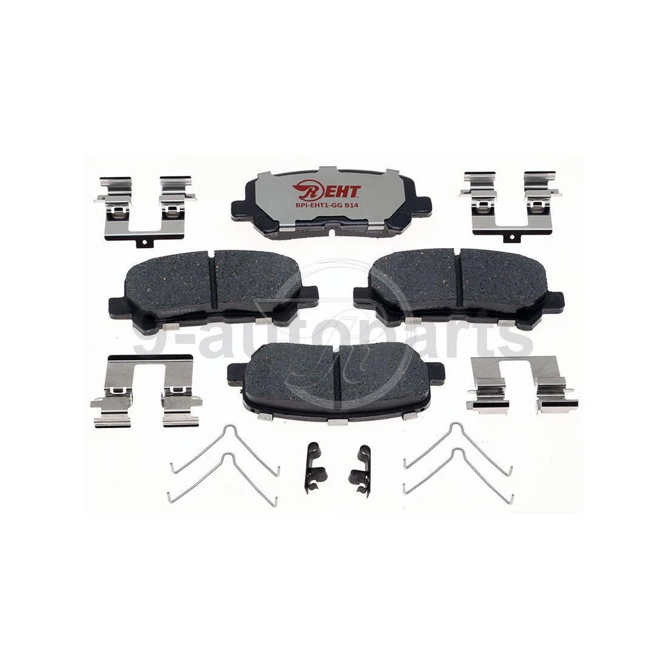 Rotores de freno de disco traseros + pastillas de freno para Honda Odyssey 2011-2017 Foto 3 de 4