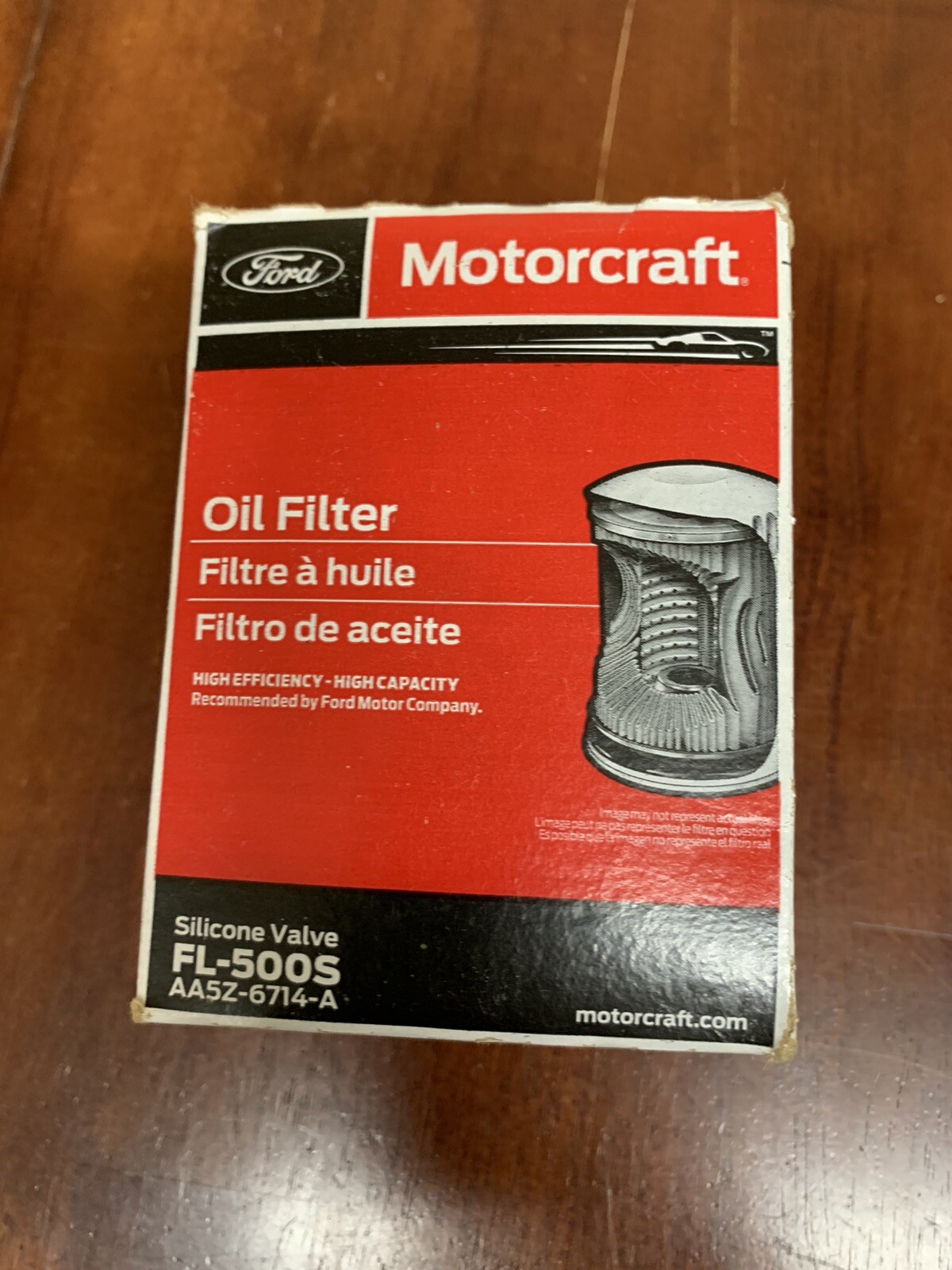 MOTORCRAFT FL500S OIL FILTER High EfficiencyHigh CapacitySilicone