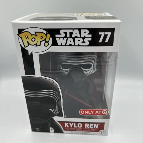 Kylo Ren Funko POP! Target Exclusive Star Wars Force Awakens #77 Vinyl Bobble