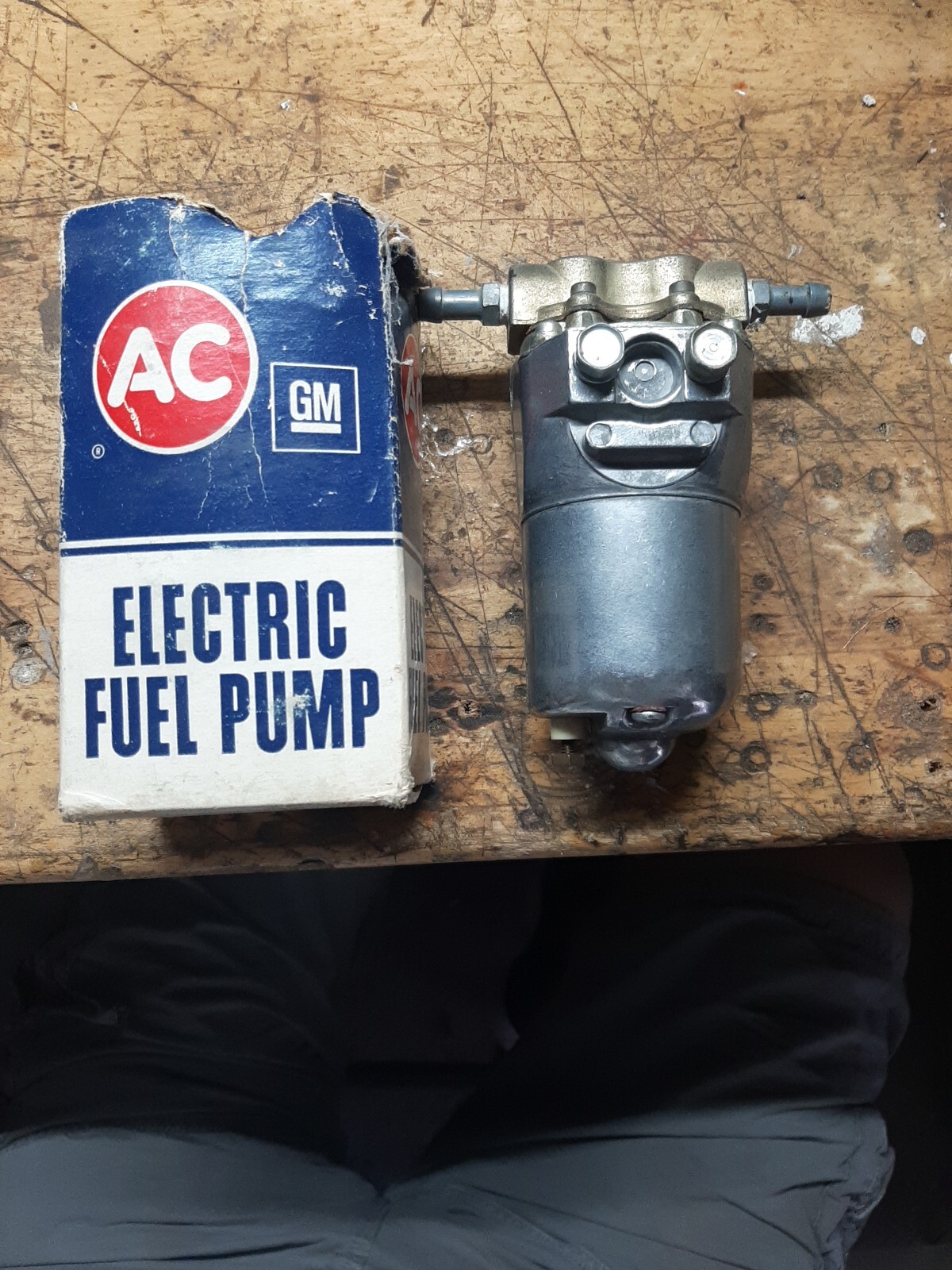 VINTAGE AC BRANDED ELECTRIC FUEL PUMP MODEL 12V EP12 DATE CODE 1277 eBay