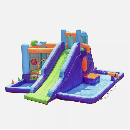 AirMyFun 11 Play Zones Inflatable Water Slide, Trampoline & Bounce House Splash