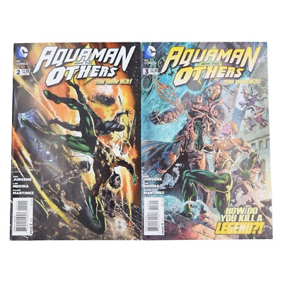 AQUAMAN AND THE OTHERS - THE NEW 52 #2, 3 DC COMICS (2014) Not Bagged Or Boarded
