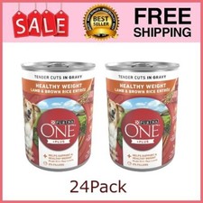 Purina ONE Plus Healthy Weight Wet Dog Food 13 oz Cans 24 Pack