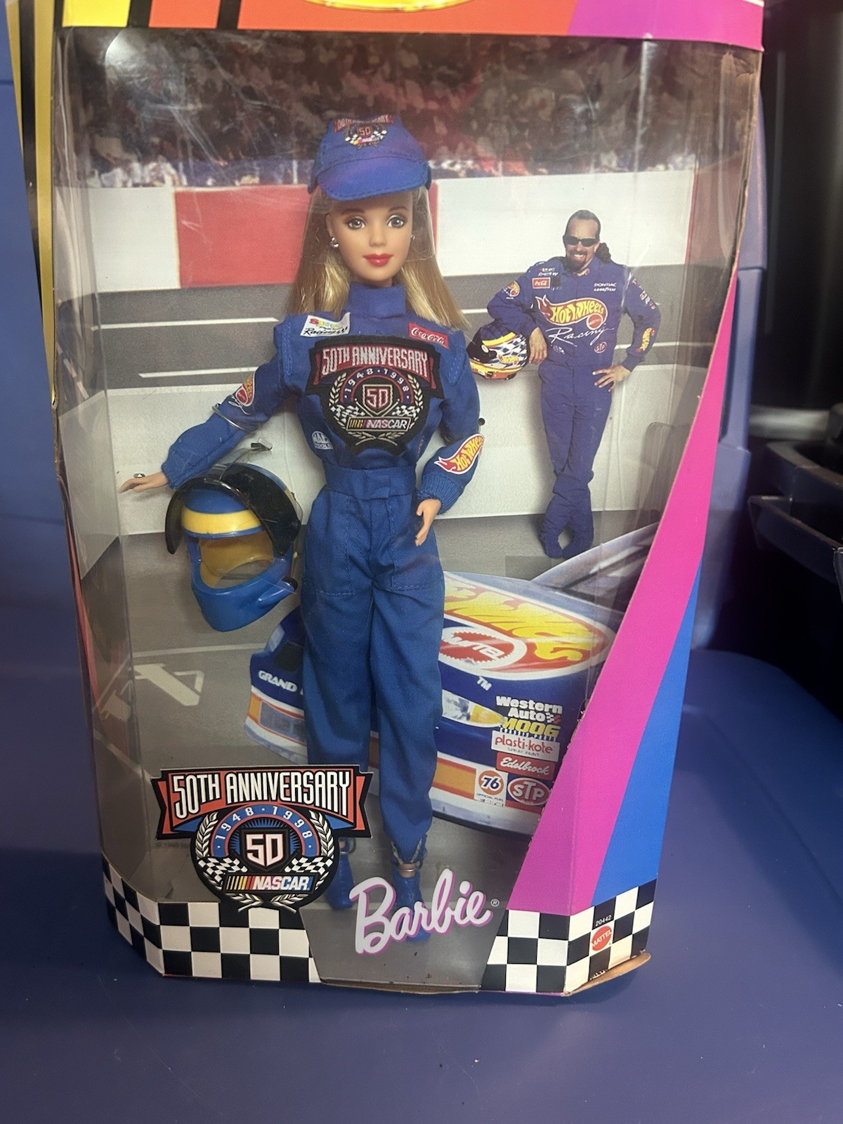 NASCAR 50th Anniversary Barbie Doll Mattel Special Edition N