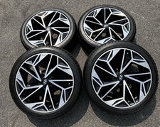2025 Hyundai Ioniq 6 20” Wheels Rims Tires OEM Black Machined 2024 2023