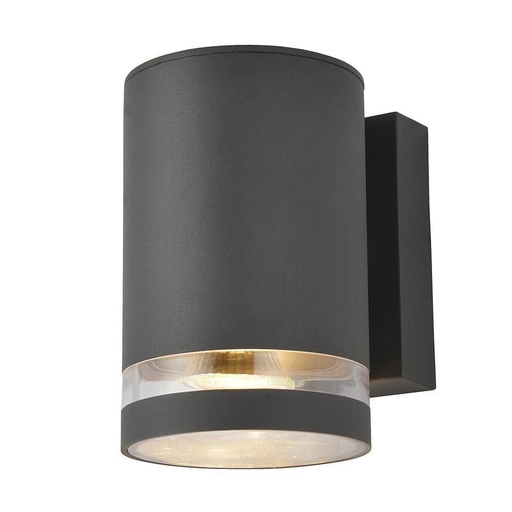Litecraft Helo Up or Down Outdoor IP44 Rated Wall Light - Anthracite Clearance