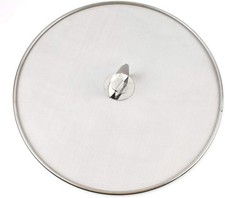 9.84" Stainless Steel Splatter Screen - Folding Handle Design Oil Splatter Guard