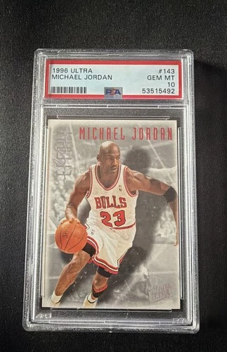 1996-97 Fleer Ultra - Ultra Effort Michael Jordan #143 PSA 10