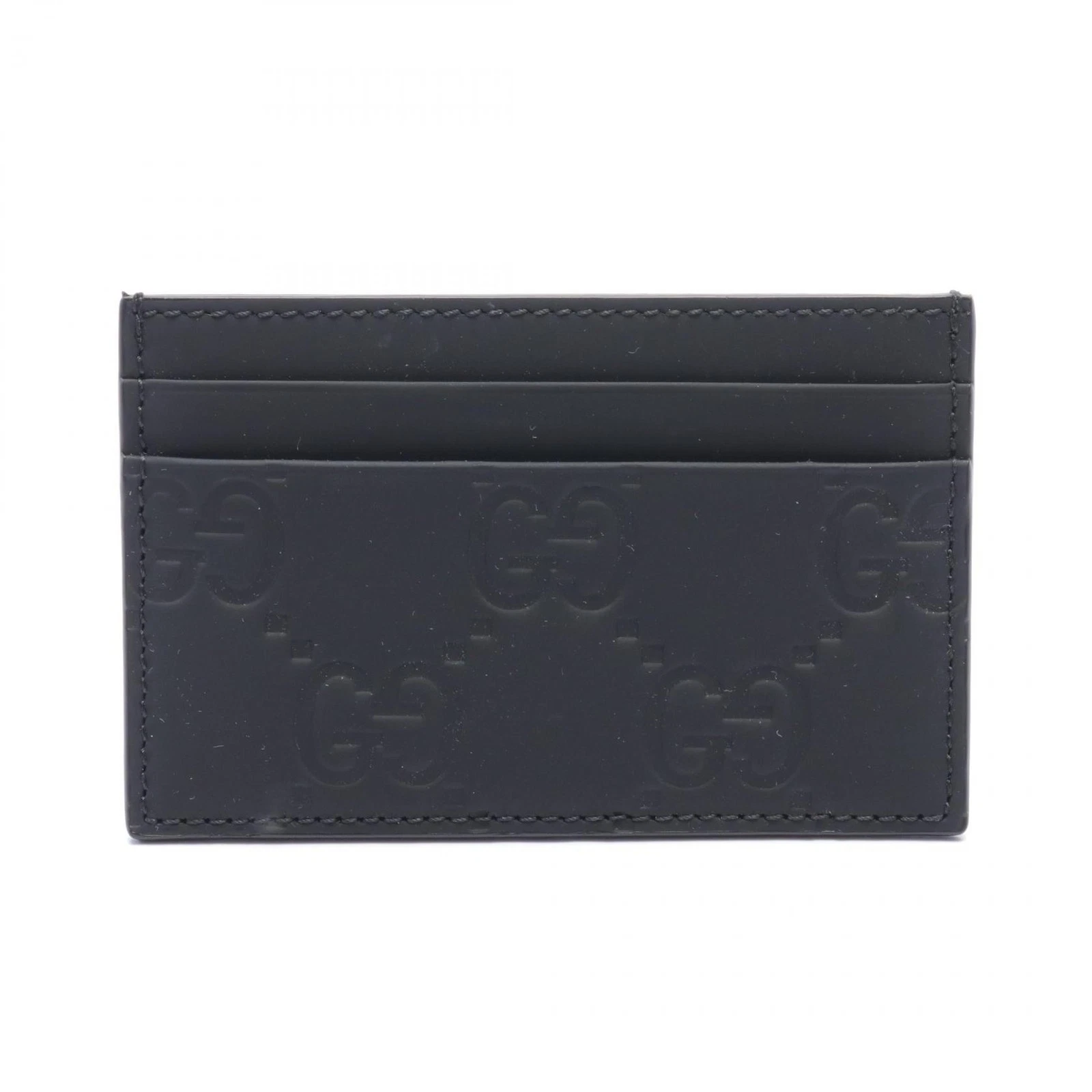 3X Points Gucci Gg Étui à Cartes Effet Caoutchouc Accessoires Cuir Caoutchouc Homme 