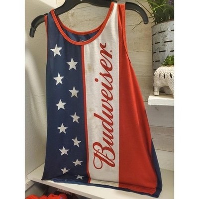 Vintage Budwiezer tank top men's large