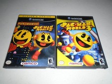 Pac-Man Vs. / Pac-Man World 2 AND Pac-Man World 3 ☆☆ CIB Nintendo GameCube games
