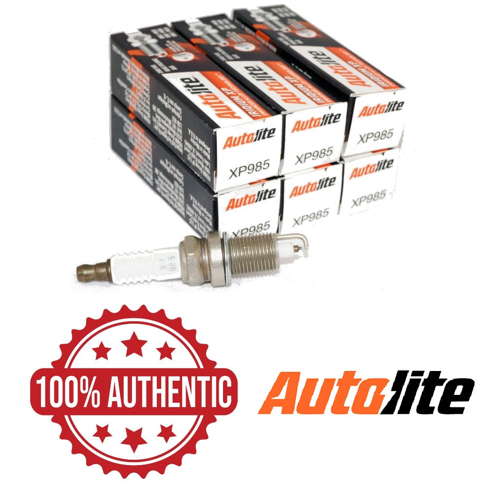 SIX6 NOS USA Autolite 985 Resistor Spark Plug SET fits 56027275 RC12LYC ZFR5N