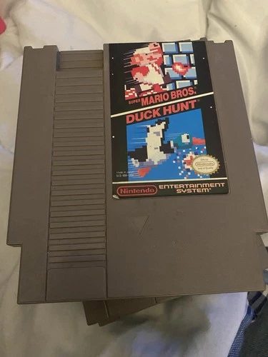 Nintendo Vintage Super Mario Bros./Duck Hunt 1988 NES Lot Of 3 Games Untested