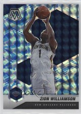 2020-21 Panini Mosaic Reactive Blue Prizm Zion Williamson #49 0v78