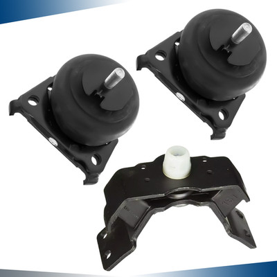 3PCS Engine Trans Mount Replacement For 05-15 Toyota Tacoma 4.0L 4WD