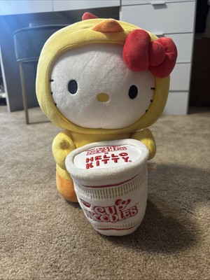 Hello Kitty - Medium plush - Nissin Cup Noodles X Hello Kitty Chicken Cup Noodle
