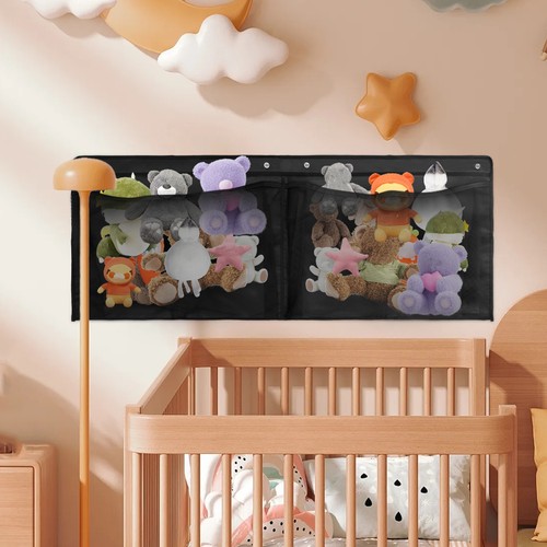 Corner Toy Hammock Large Capacity Toy Hammock Net Wall Mounted Plush Toy jeYLB - Picture 19 of 22