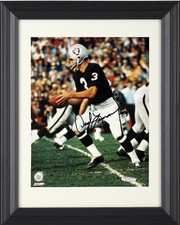 Daryle Lamonica signed Oakland Raiders NFL 8x10 Photo Framed- Sports World COA