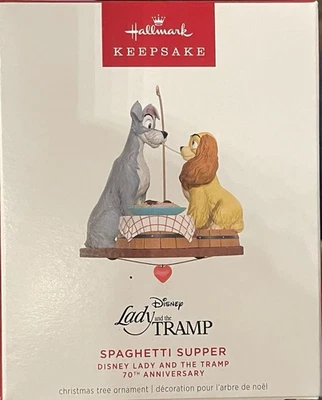 Hallmark Keepsake 2025 Spaghetti Supper Disney Lady and the Tramp Ornament