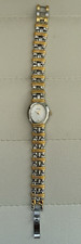 Pulsar Women's Two Tone Gold Bezel Stainless Steel Back Watch V700-X077 Fashion