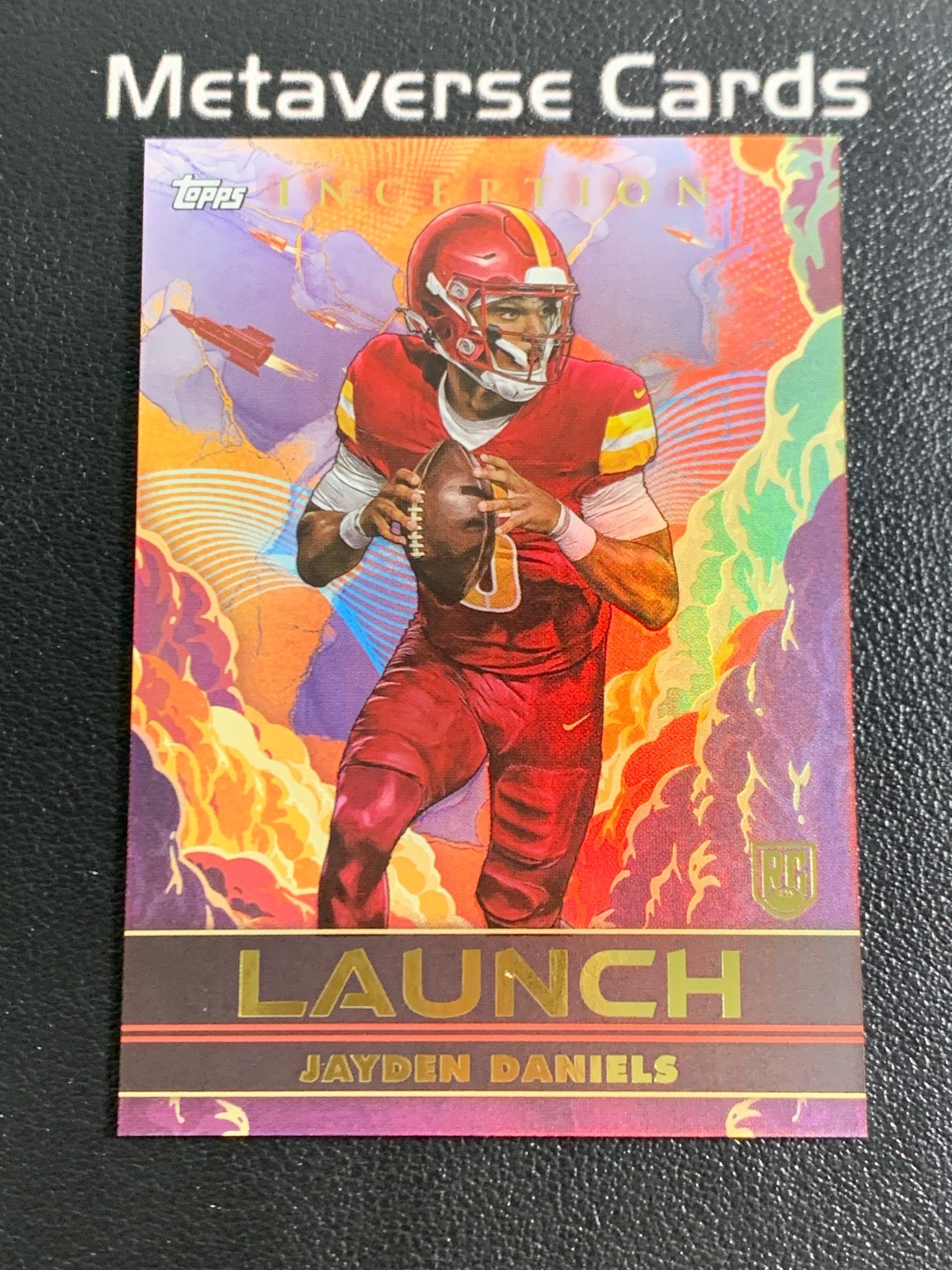 2024 Topps Inception Football Launch #L-3 RC Jayden Daniels Commanders
