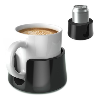 HIT PRODUCTS TableCoaster - Original Anti-Spill Table and Desk Cup Jet Black 
