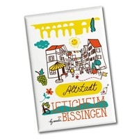 Bietigheim-Bissingen Wimmelbild Souvenir Souvenir Magnet - Altstadt
