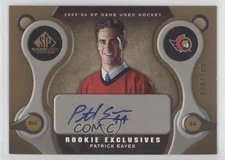 2005-06 SP Game Used Edition Rookie Exclusives /100 Patrick Eaves #RE-PE Auto RC