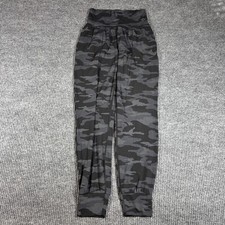 Athleta Leggings Women's XS Salutation Camo Gray Black Camouflage Yoga Pants