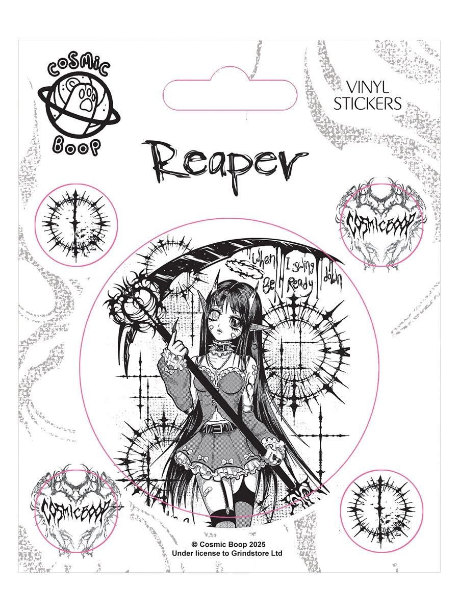 Cosmic Boop Reaper Vinyl Sticker Set