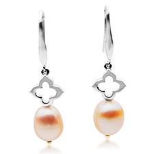 Pacific Pearls® 10mm Cultured Freshwater Pearl Earrings Anniversary Gift for Her