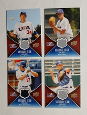 (4) 2009 Upper Deck USA National Team Game Jersey Relic Cards