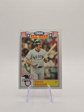 1987 Topps Glossy “1986 All-Star” Wade Boggs Baseball Card #15 Red Sox HOF 3B VG