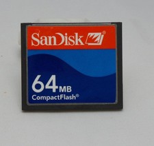 SanDisk 64 MB CompactFlash Card SDCFJ-64-388 