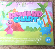 D-Fantix Reward Chart 27 Sheets 2328 Stickers Hang on wall or stick on Fridge