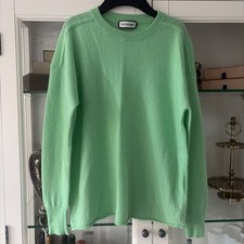INSIEME Cashmere Kaschmir-Pullover Gr 40 Grün