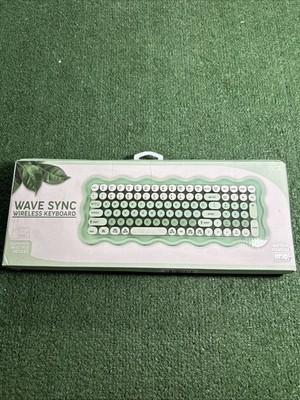 iJoy Wave Sync Wireless Battery Powered Keyboard Mint Green