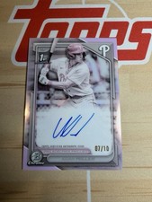 2024 Bowman Chrome - Aidan Miller 1st Bowman Pearl Auto /10