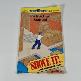 Shove It The Warehouse Game CIB (Sega Genesis, 1990) Complete - Tested Working!