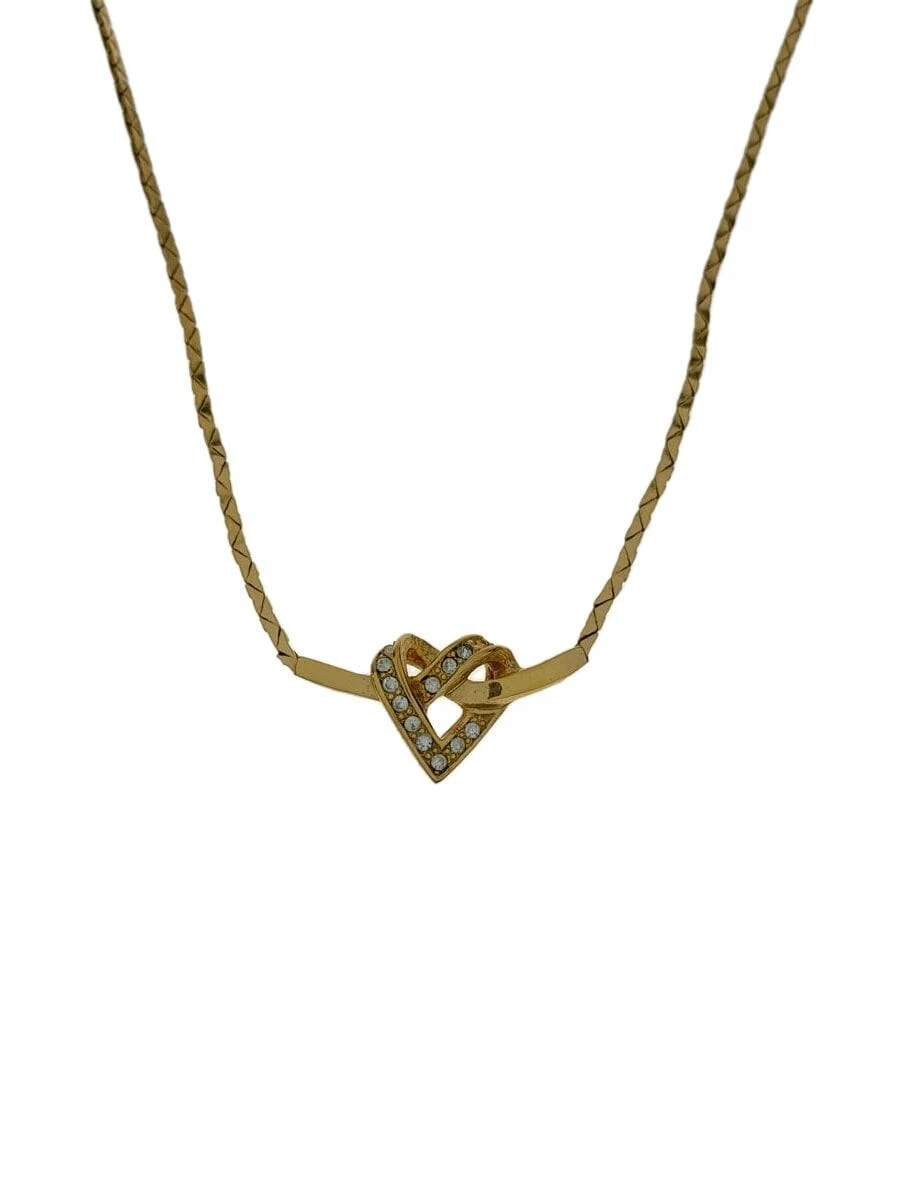 Collier coeur Christian Dior    Pierre de couleur GLD haut femme