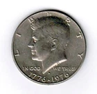 1976 D Kennedy 50c Half Dollar Centennial VG-EX Circulated NO RESERVE