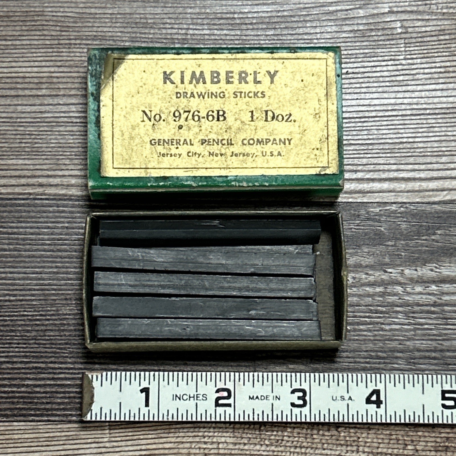Vintage Kimberly Drawing Sticks Sketching Pencils Art General Pencil Co USA