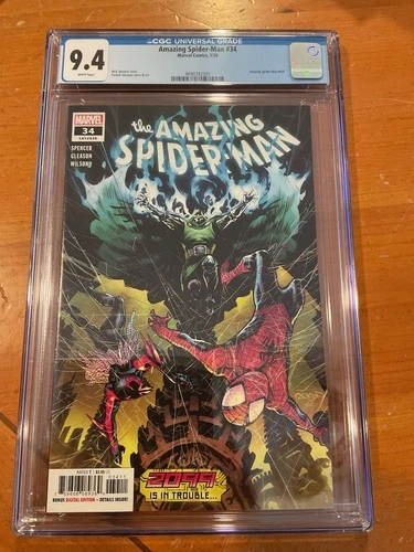 Amazing Spider-Man #34 LGY #835 Gleason Marvel 2020 Dr Doom 2099 Cgc 9.4