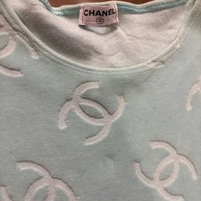 CHANEL Vintage Mini Dress Short Sleeve Stretch Black Rare XXS Size  SR2054