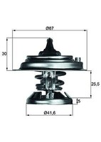 Mahle Thermostat, KüHlmittel U.A. FüR MERCEDES-BENZ, Puch, Ssangyong